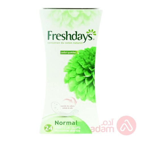 Freshdays Normal Flat Pantyliner, Pack of 24