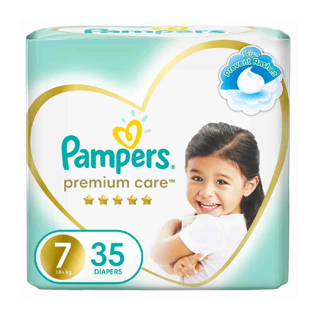 Pampers Premium, Baby Diapers, Size 6, Extra Absorbent