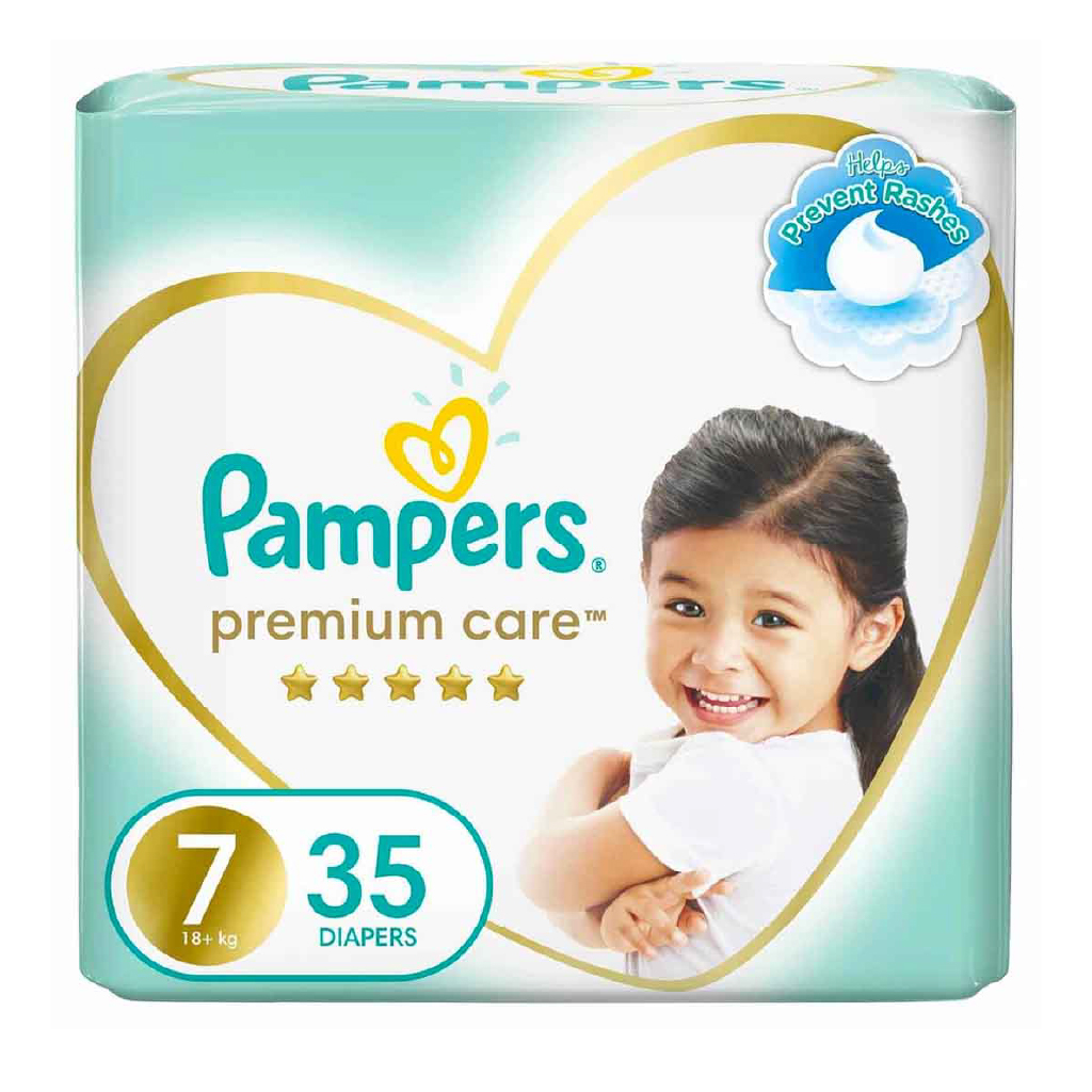 Pampers, Pants size 7, Comfortable disposable diapers for toddlers, 35 pcs