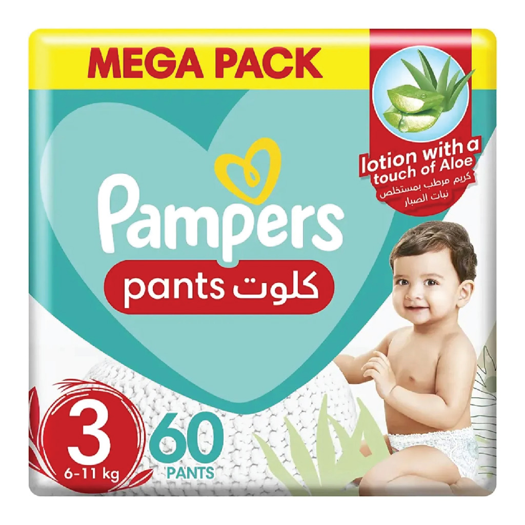 Pampers, Pants Me Size 3, Comfortable disposable baby pants, 60 pieces