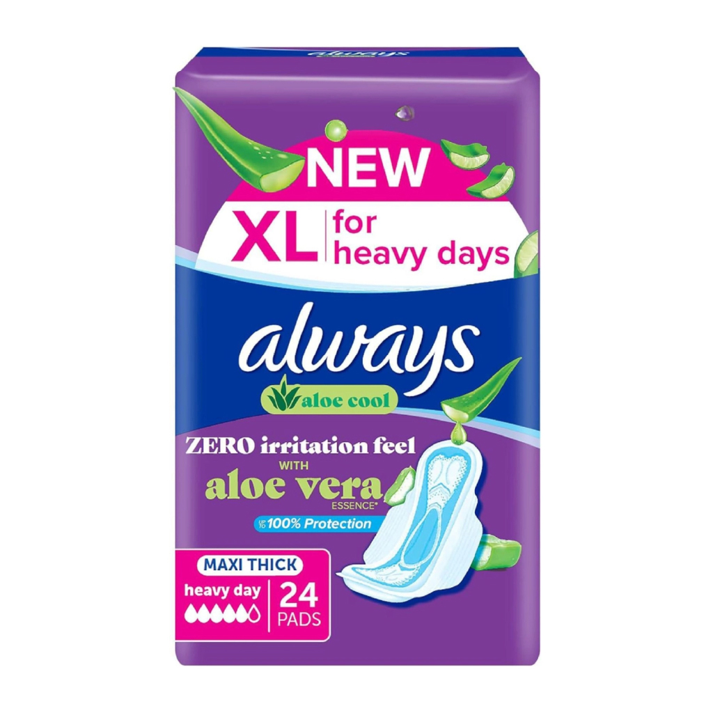 ALWAYS ALOE COOL XL 24PC