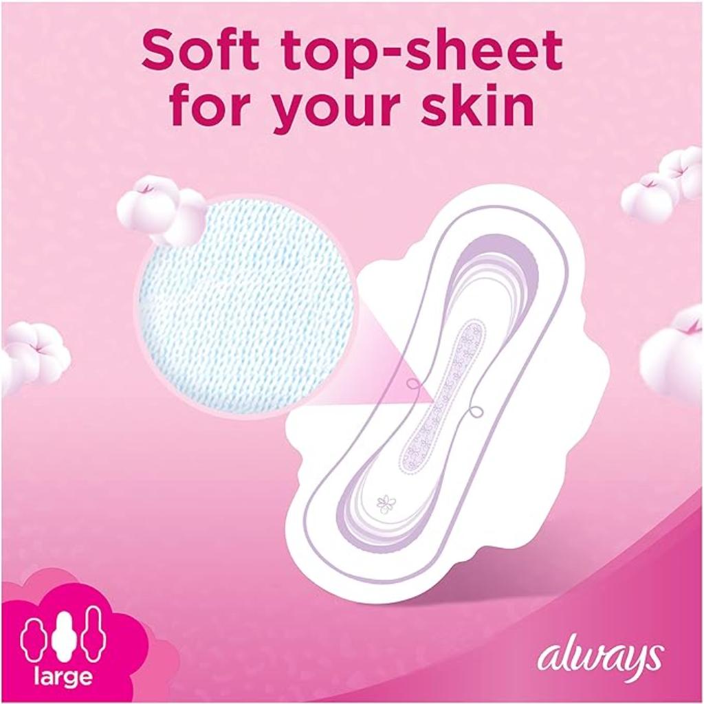 Always, Cotton Soft Ultra Thin Large Pads, 16 pcs