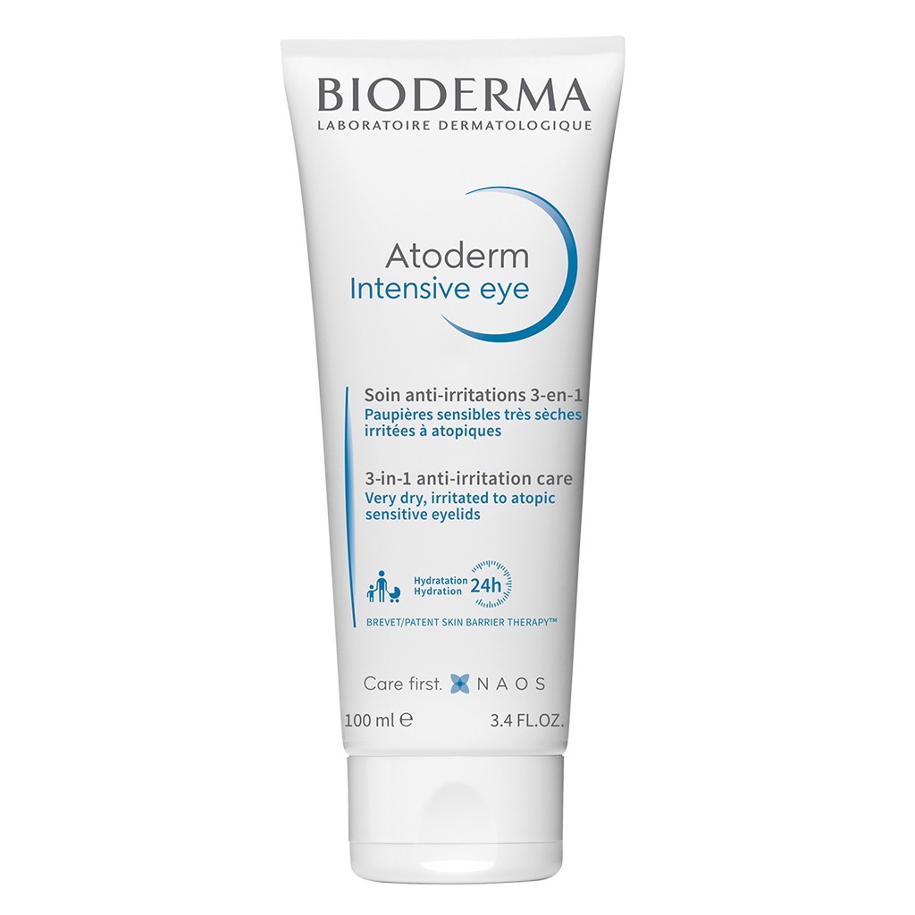 BIODERMA, Atoderm Intensive Eye Gel, Hydrates and soothes dry or sensitive skin around eyes, 100 ml