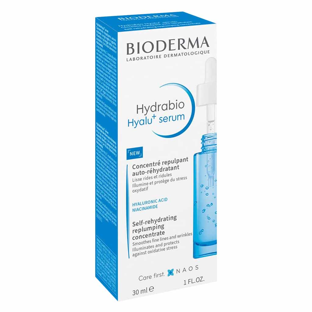 BIODERMA, Hydrabio Hyalu Serum, Moisturizing serum that plumps and hydrates the skin, 30 ml