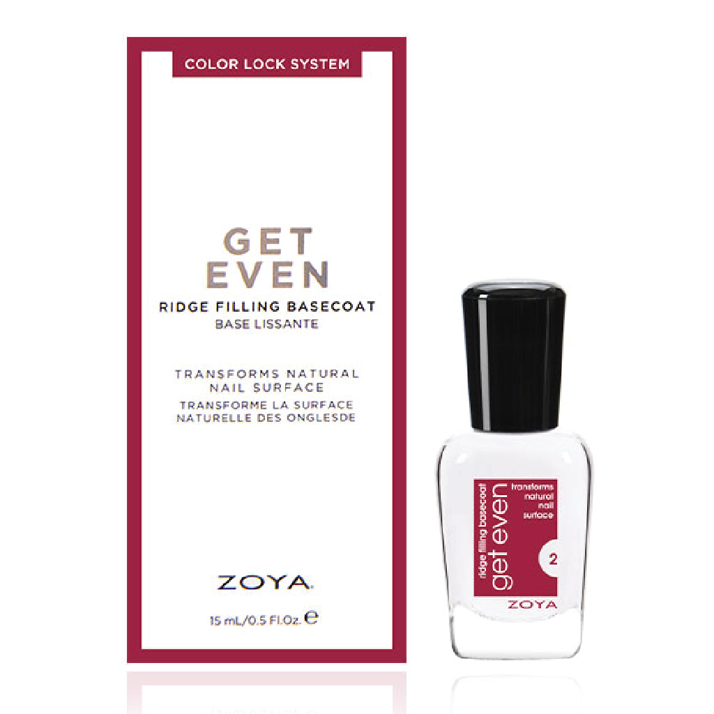 Zoya Get Even Ridge Filler Base Coat 0.5oz ZTGE01