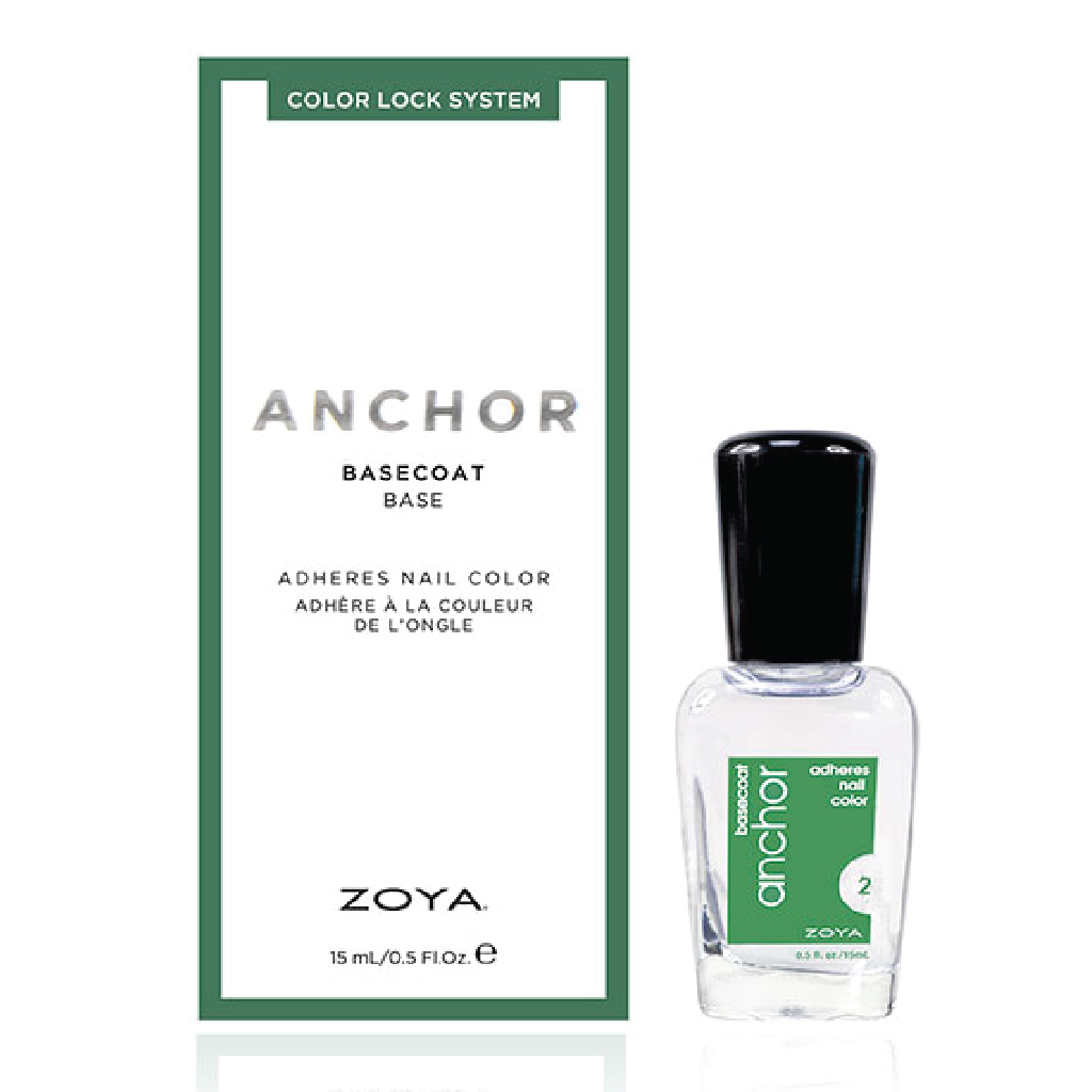 Zoya, Anchor Base Coat ZTAN01, Strengthening base coat for nail polish, 0.5oz