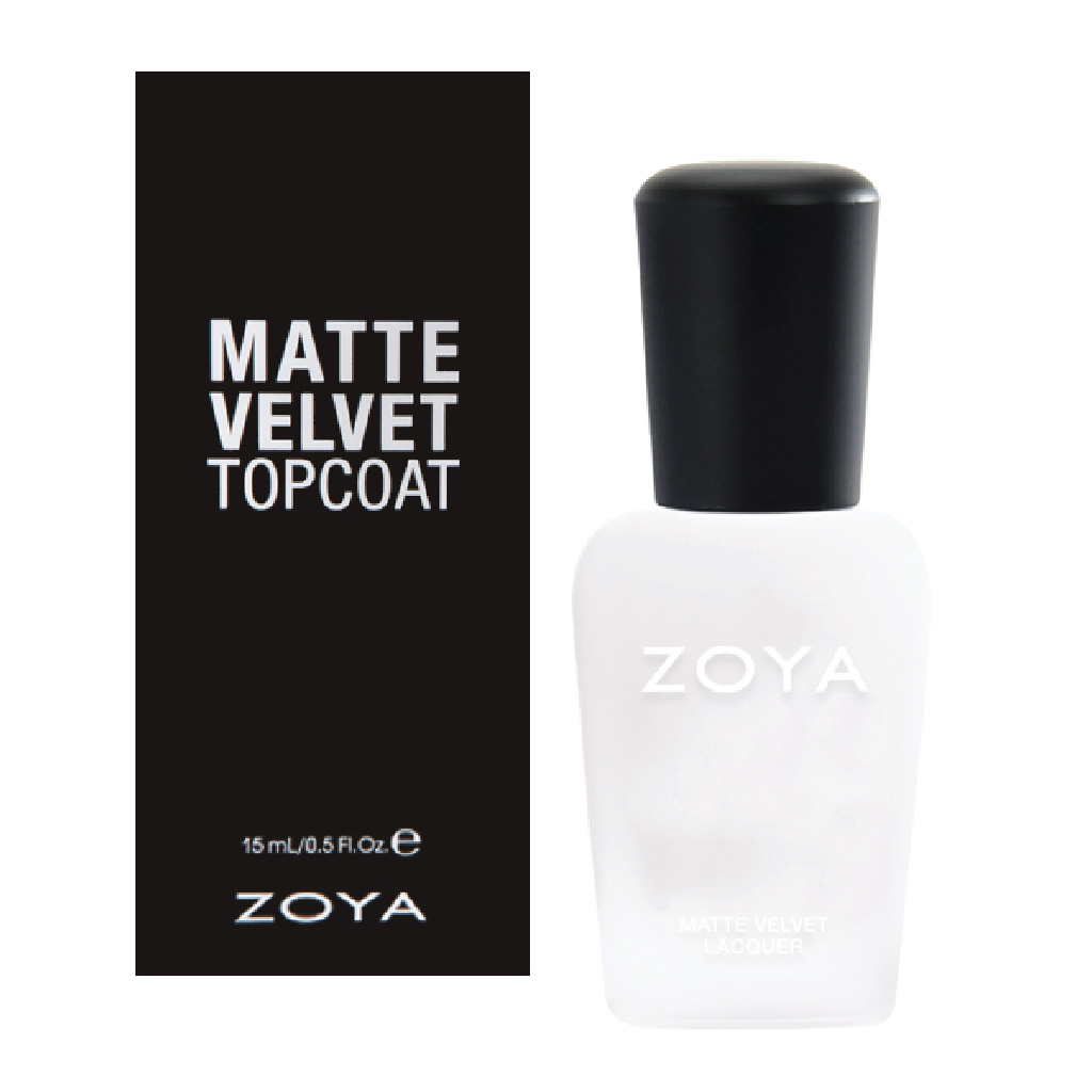 Zoya, Matte Velvet Top Coat, Matte finish top coat for nails