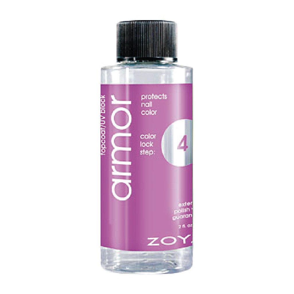 Zoya, Armor Top Coat, Protective top coat for nail polish durability