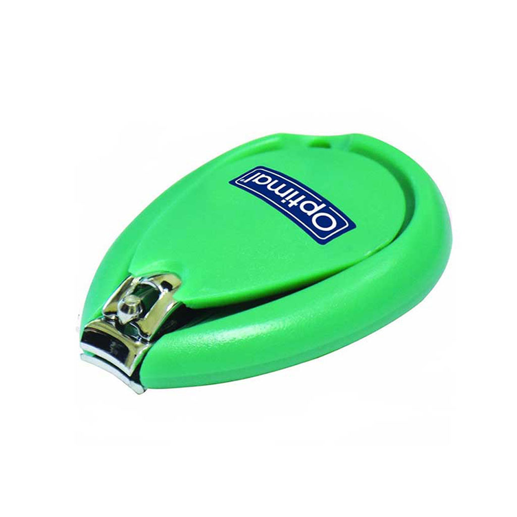 Optimal, Baby Nail Clipper Green, Safe and easy grip nail clipper for babies