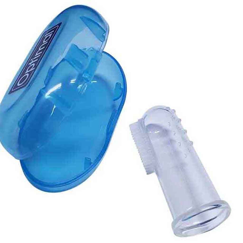 Optimal Baby Silicone Toothbrush Blue Opb-0275