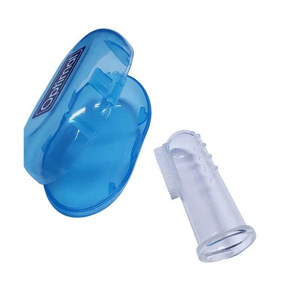 Optimal Baby Silicone Toothbrush Blue Opb-0275