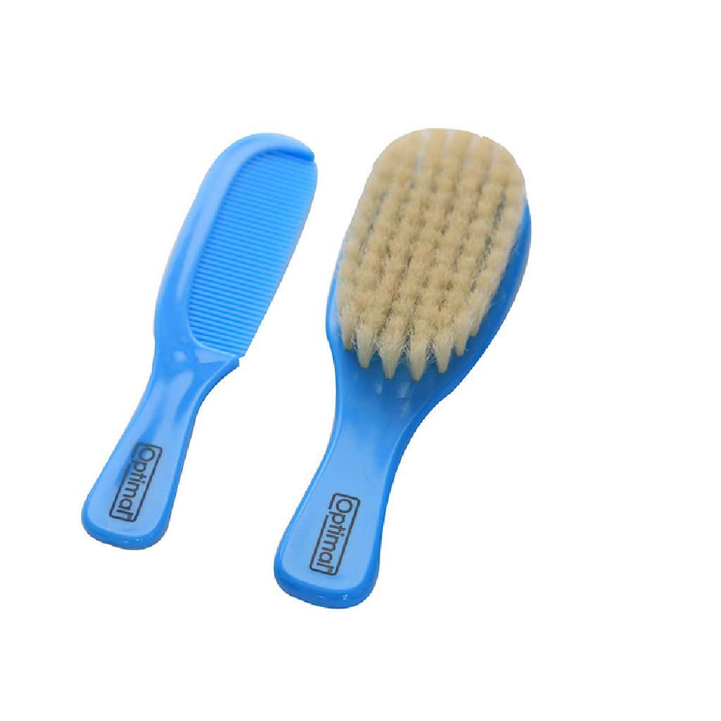 OPTIMAL BRUSH AND COMB SET BLUE OPB-1082