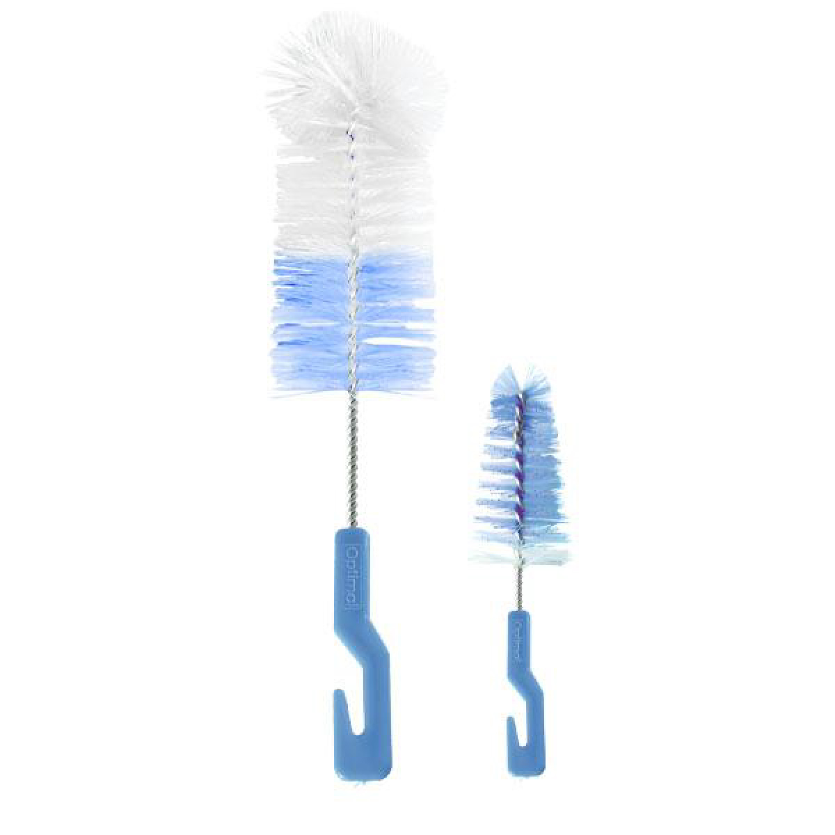 Optimal, Bottle and Nipple Brush Set Blue OPB-1068, Effective cleaning brushes for baby bottles and nipples