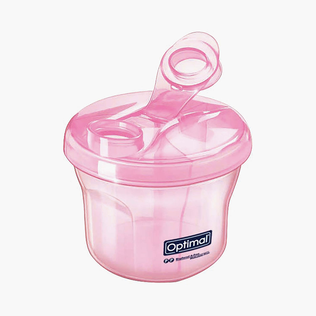 Optimal, Snacks storage container pink, Durable pink container for snack storage