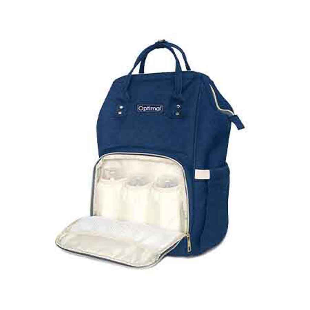 Optimal, Mom & Baby Backpack, Spacious backpack for mom and baby essentials, blue
