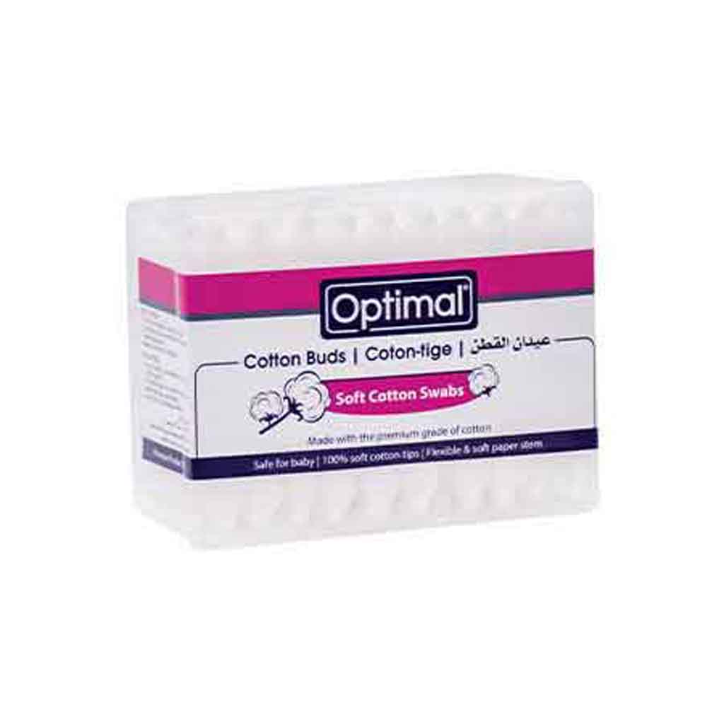 Optimal, Baby Cotton Buds OPH-055, Soft cotton buds designed for gentle baby care, 55 pcs