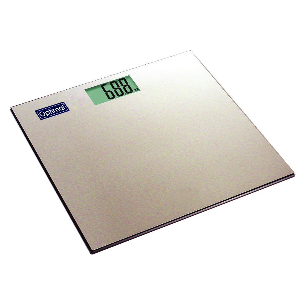 Optimal, Stainless Steel Electronic Scale OPM-1301, Precision digital kitchen scale with stainless steel surface