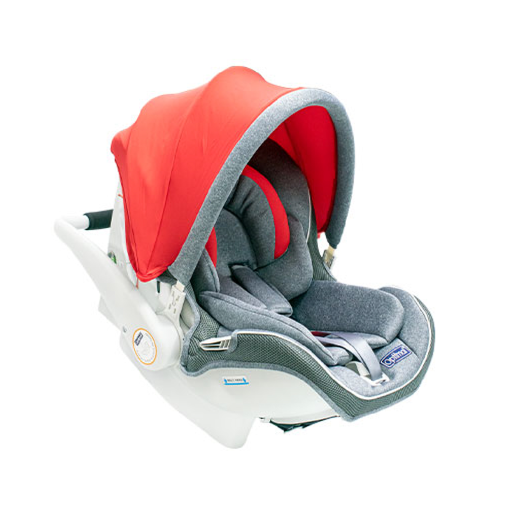 Optimal Baby, Car Seat Red (0-13 Kgs), Infant car seat with safety harness