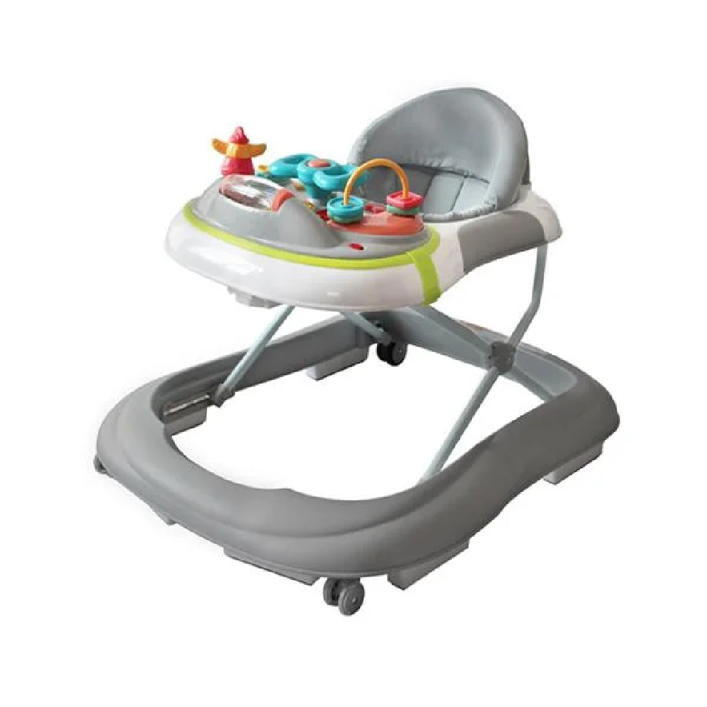 Optimal, Musical Baby Walker Grey OPB-1211, Interactive baby walker with musical features for early development