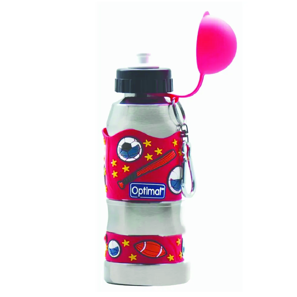 OPTIMAL STAINLESS STEELL WATER BOTTLE RED OPB-2013