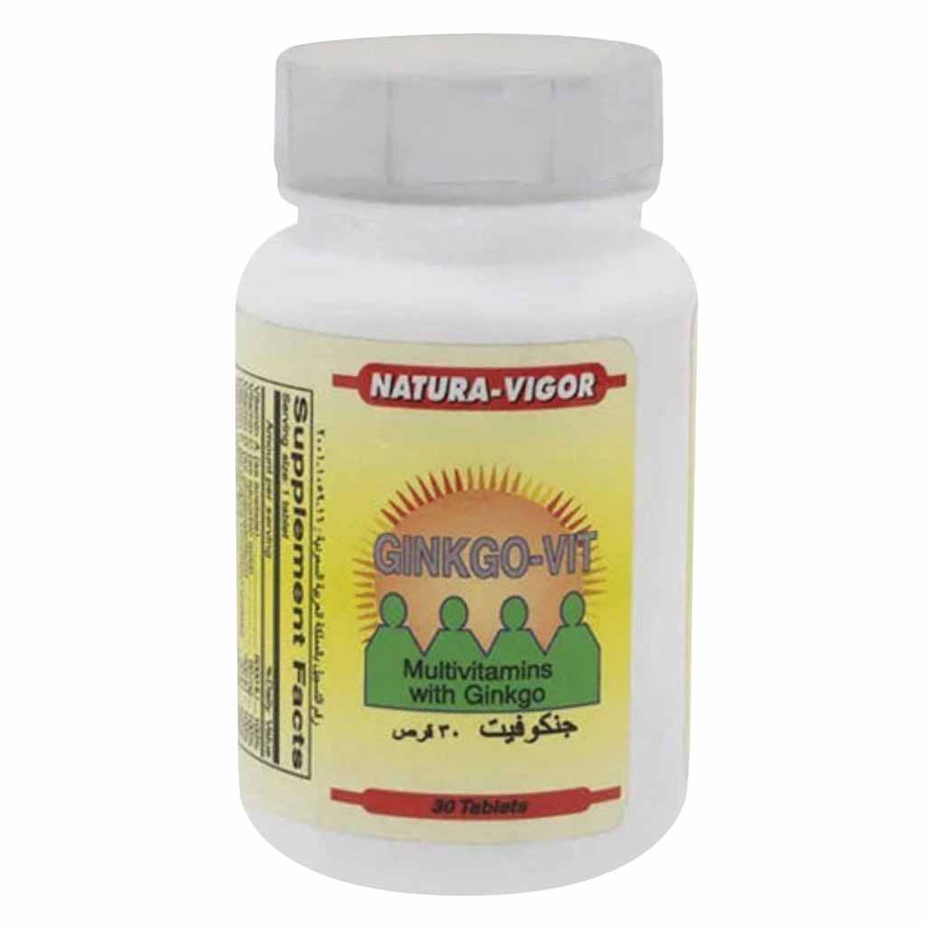 Ginkgo-Vit Multivitamins With Ginkgo 30 Tablets