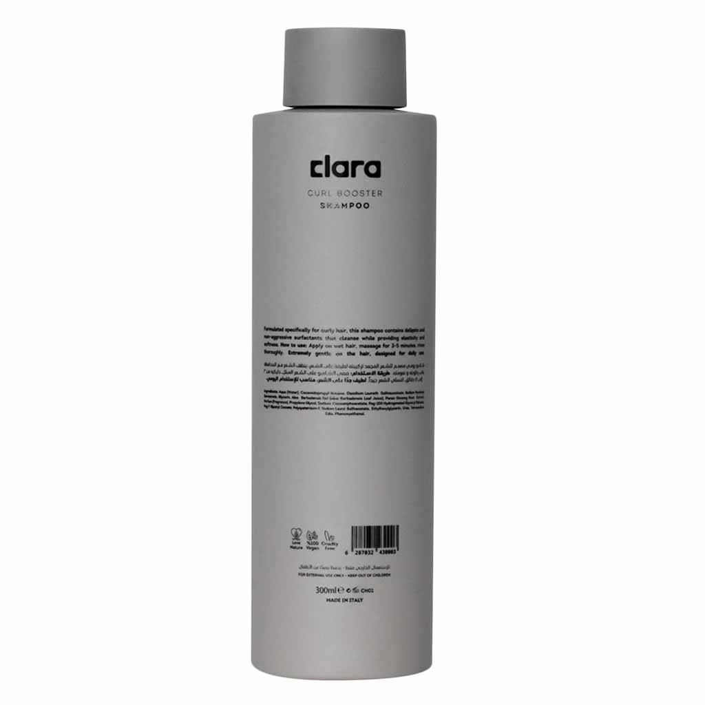 Clara, Curl Booster Shampoo CH01, Curl enhancing shampoo for defined and bouncy curls