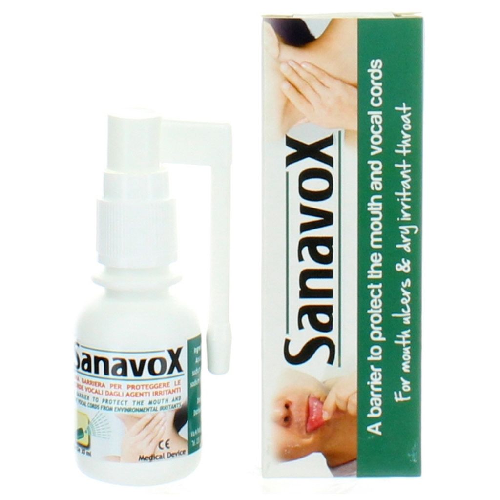 Sanavox, Oral Spray, Throat soothing oral spray, 30ml