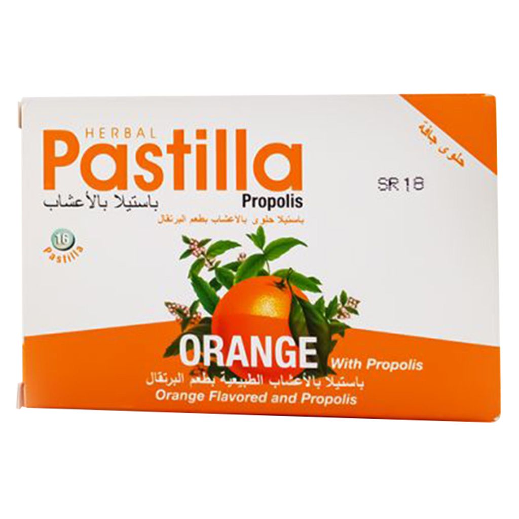 Pastilla, With Orange And Propolis, Natural lozenges with immune-boosting properties