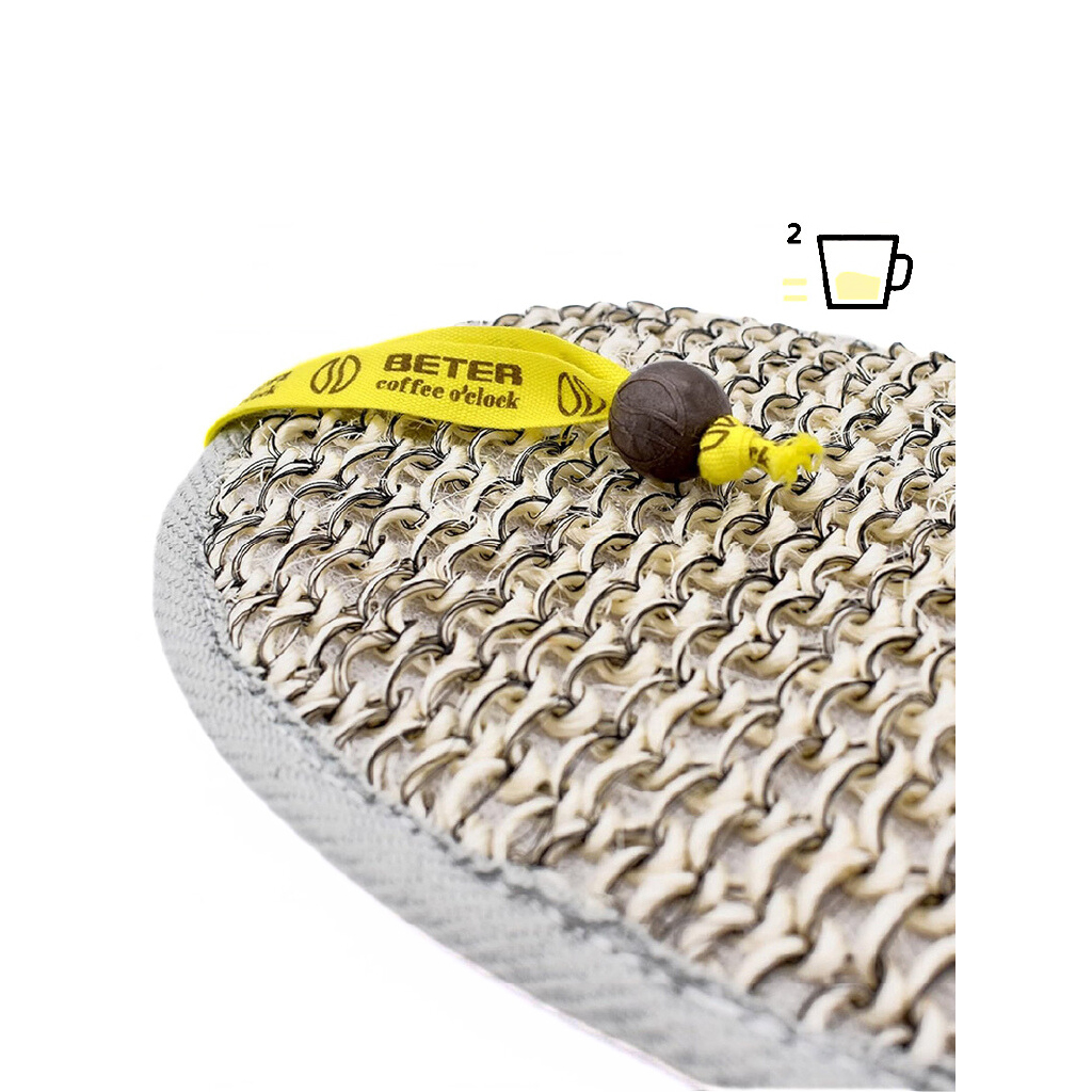 BETER COFFEE O'CLOCK SISAL & COTTON SPONGE