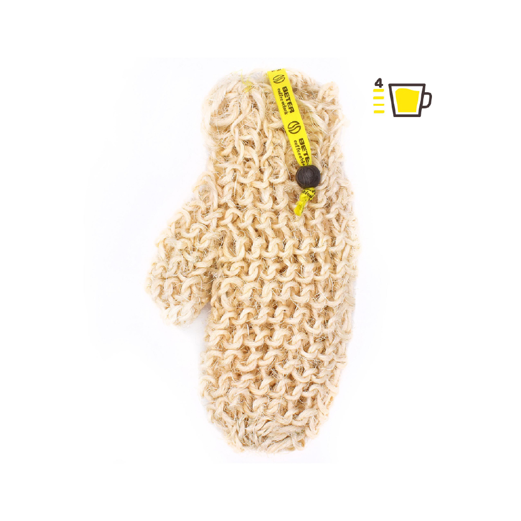 Beter Coffee O'Clock Sisal Massage Glove