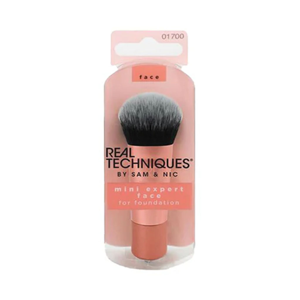 Real Techniques, Mini Expert Face Brush, Precision brush for flawless foundation application