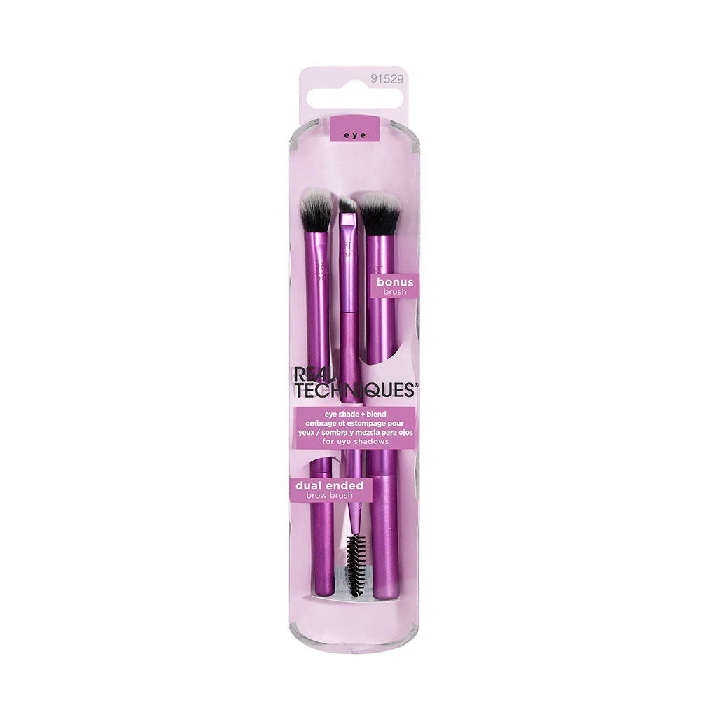 Real Techniques, Eye Shade and Blend Brush, Dual-ended brush for eyeshadow application and blending