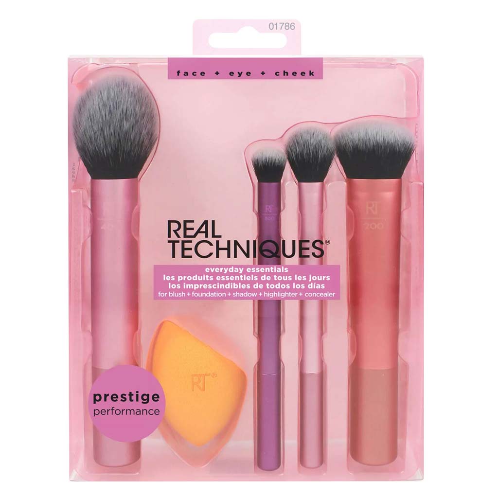 Rt, Everyday Essentials, Basic daily makeup brush set for versatile use