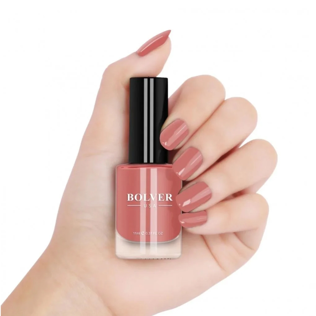 Bolver Pink Nail Polish Soft Feminine Shade 607