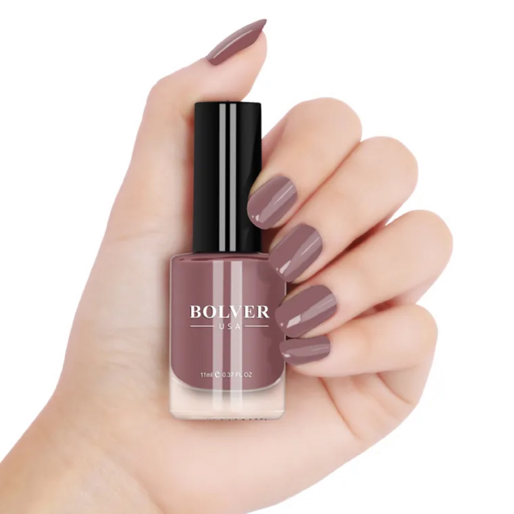 Bolver Nail Polish, Mauve Brick Earthy Tone, Nail Polish