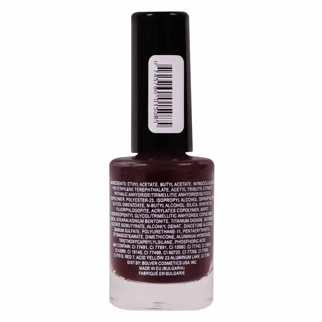 BOLVER NAIL POLISH DARK BURGUNDY 609
