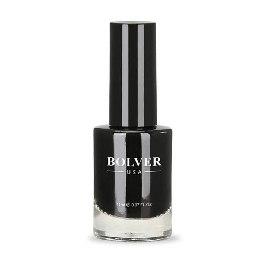 Bolver Nail Polish, Classic Black High Gloss, Nail Polish