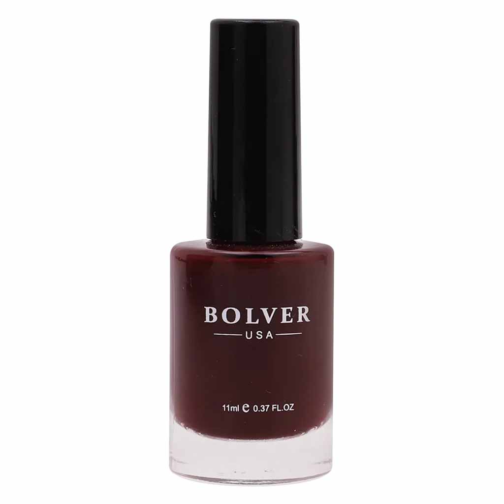 Bolver, Nail polish dark red, Long-lasting rich colour nail lacquer