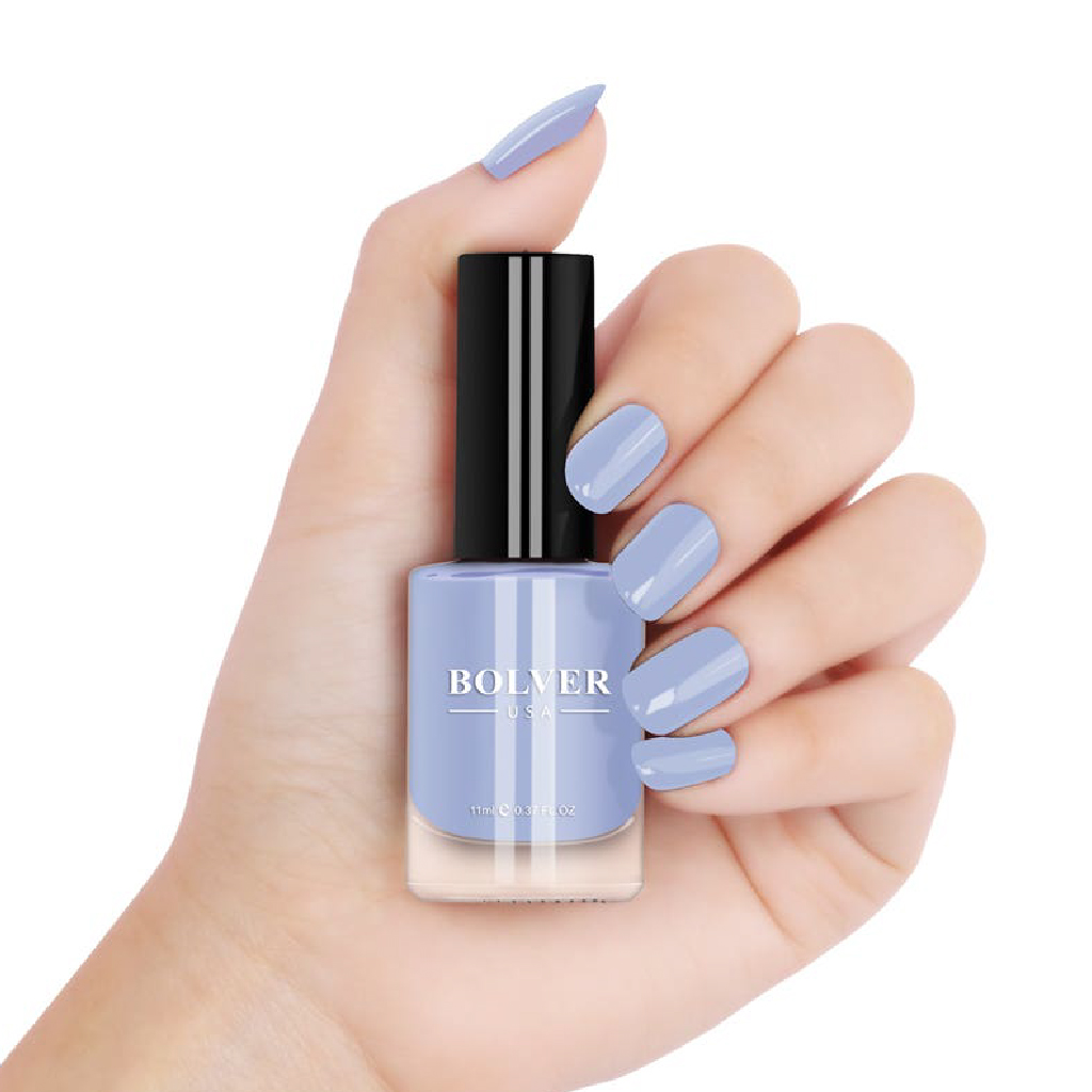 Bolver Nail Polish, Light Mauve Subtle Pink Shade, Nail Polish