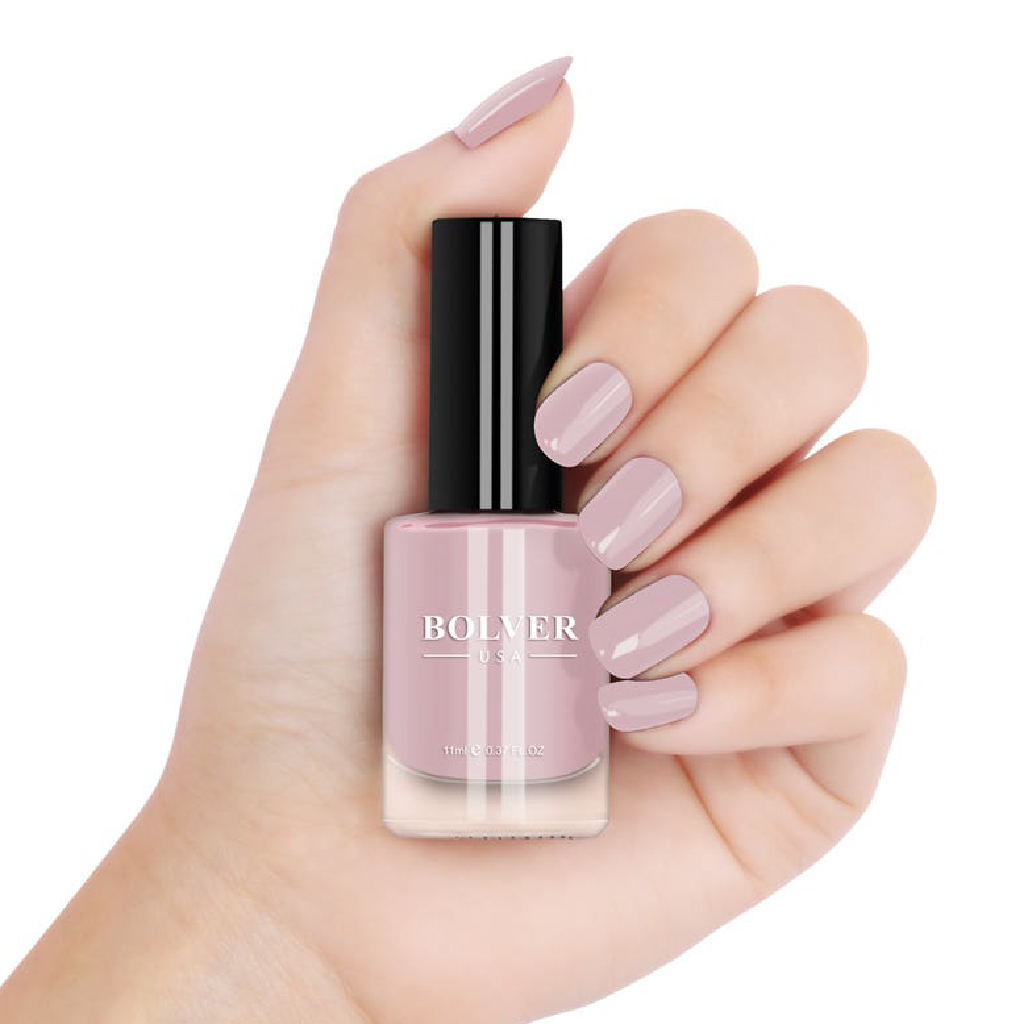 Bolver, Nail Polish, Mauve Gray Shade, 637, Nail Lacquer