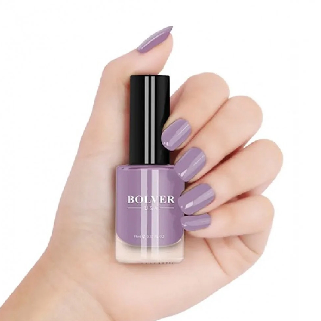 Bolver Nail Polish, Medium Mauve Elegant Shade, Nail Polish