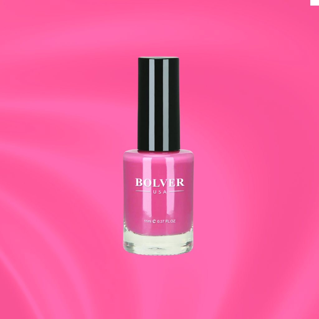 Bolver Nail Polish, Reddish Pink Bold Color, Nail Polish