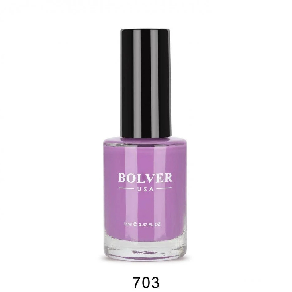 Bolver Nail Polish, Light Violet Soft Purple Tone, Nail Polish
