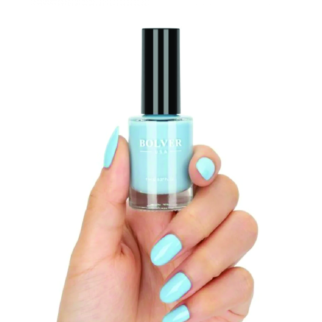 Bolver Nail Polish, Azure Bright Blue Shade, Nail Polish