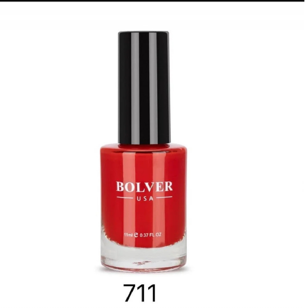 Bolver Nail Polish, Crimson Deep Red Shade, Nail Polish