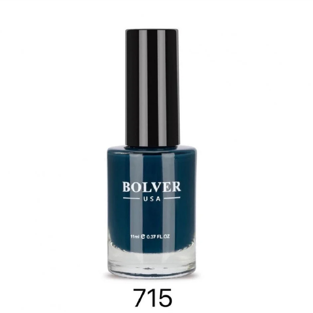 Bolver Nail Polish, Navy Deep Blue Shade, Nail Polish