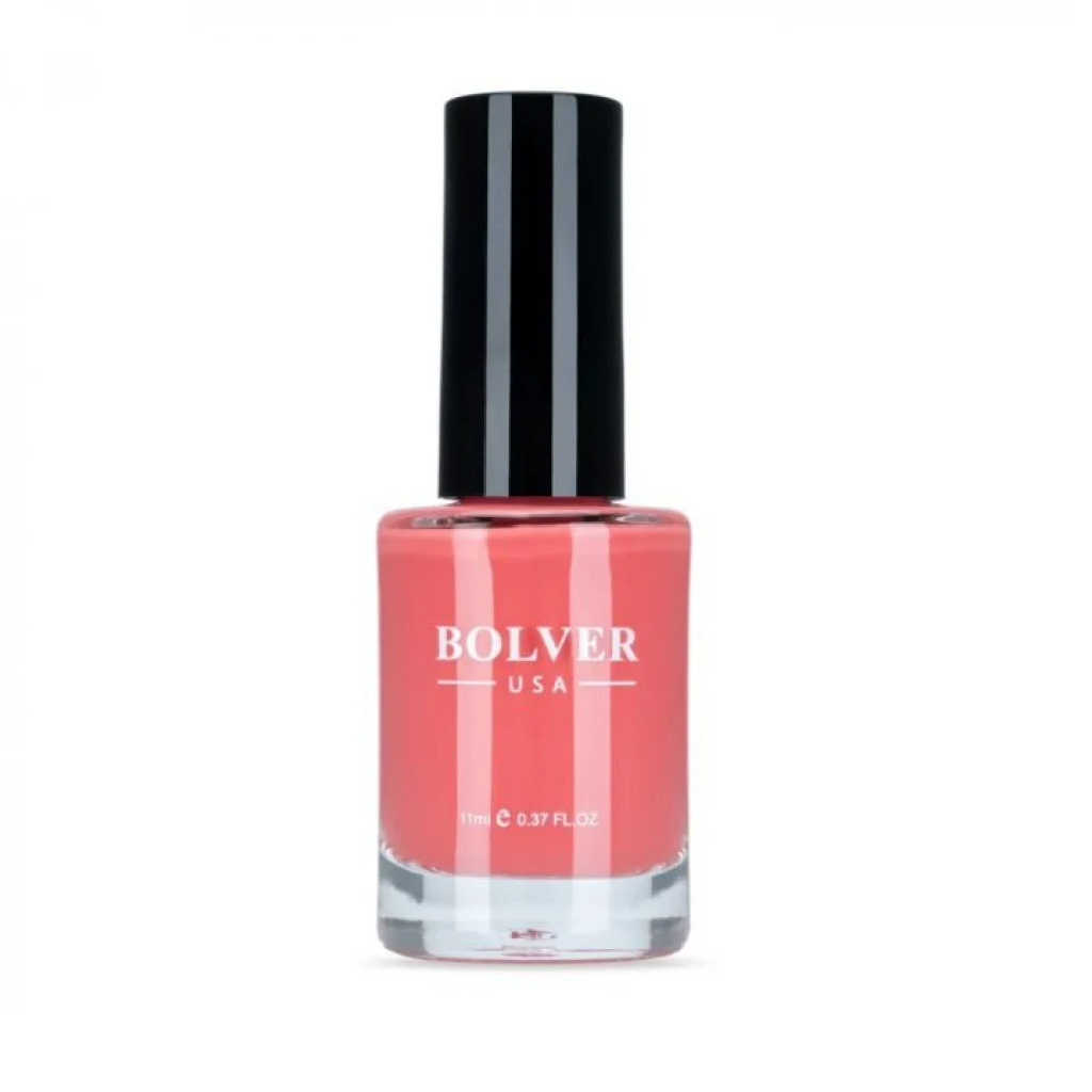 Bolver Nail Polish, Pink Carmine Vibrant Pink Shade, Nail Polish