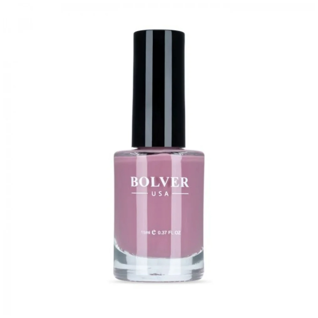 Polver, Nail Polish Nude Pink 732, Soft nude pink shade nail polish