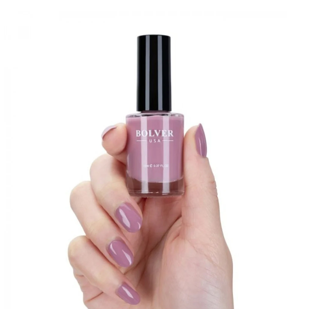 Polver, Nail Polish Nude Pink 732, Soft nude pink shade nail polish