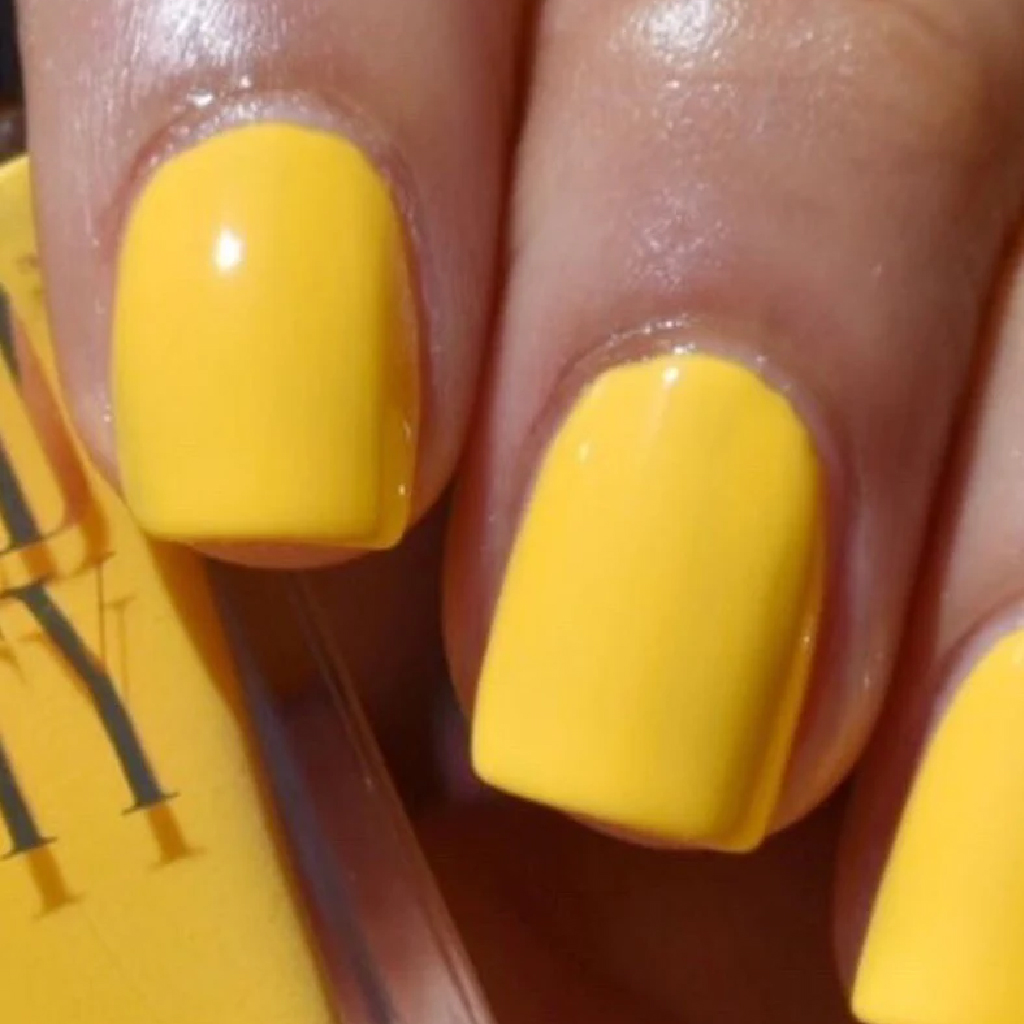 Polver Nail Polish Sunflower, Bright Yellow Sunflower Nail Polish, 748